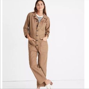 Madewell X As Ever Tan Coverall Jumpsuit